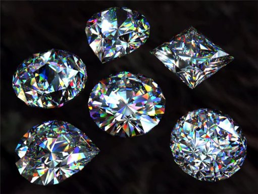 Beautiful diamonds - Клипарт - Бриллианты