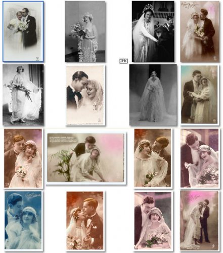 55 старинных свадебных фотографий