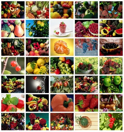 Клипарт -  Фрукты и ягоды
