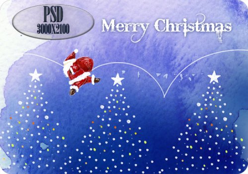 Merry chistmas psd 6