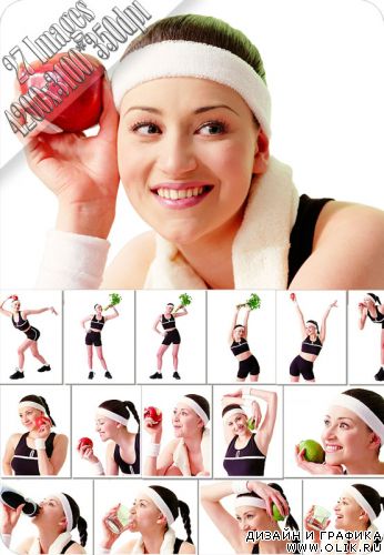 Women Exercising Silhouettes