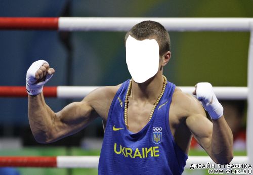 шаблон боксёр Украина