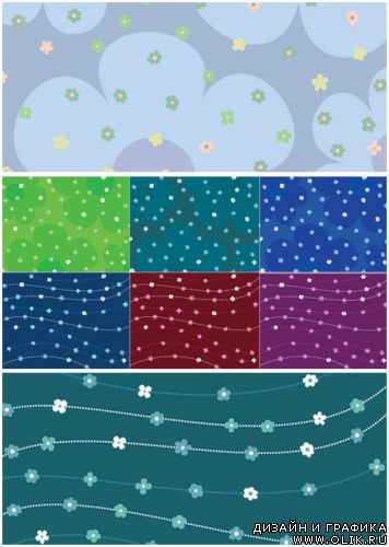 Flowers Wallpapers Vector