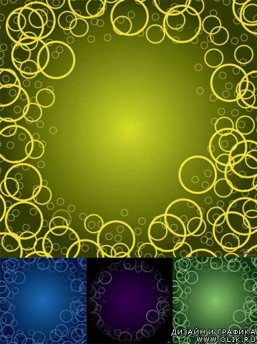 Circles Frame Vector
