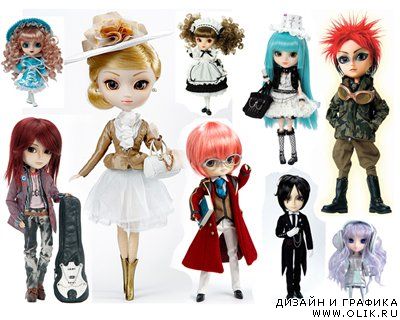  Японские куклы. 