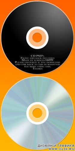 CD front and back