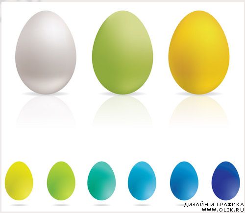 Easter Eggs Vector