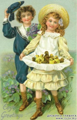 Vintage Easter Images (2 часть)