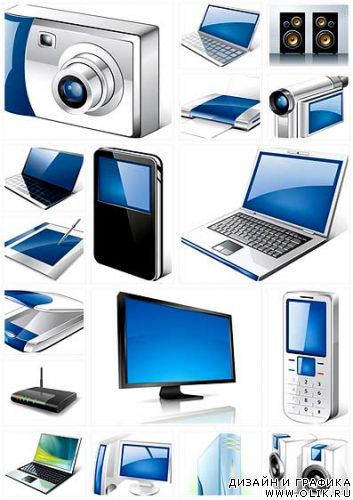 Electronic Devices Vector