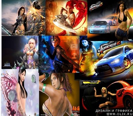 9 шаблонов девушек из популярных игр