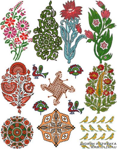 Ornaments and patterns 19 Орнаменты и узоры 19