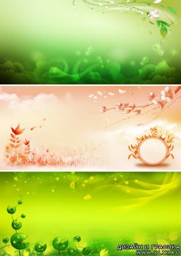 Romantic PSD 321-324 \ Романтические PSD 321-324
