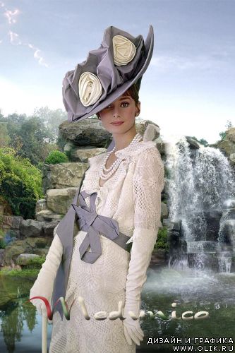 Шаблон для фотомонтажа - Дамочка (Lady)