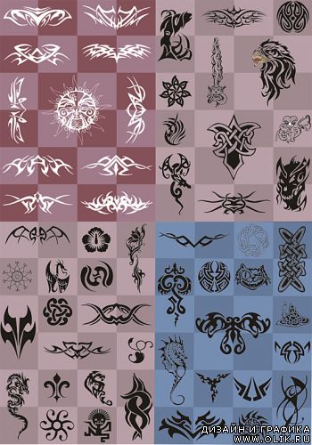 Vector Tattoo Design Collection