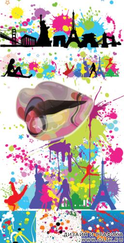 Векторный клипарт - Vector Splat Pack