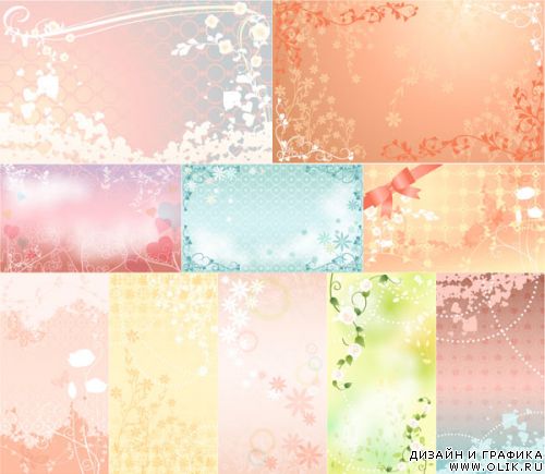 Клипарт - Wedding Backgrounds
