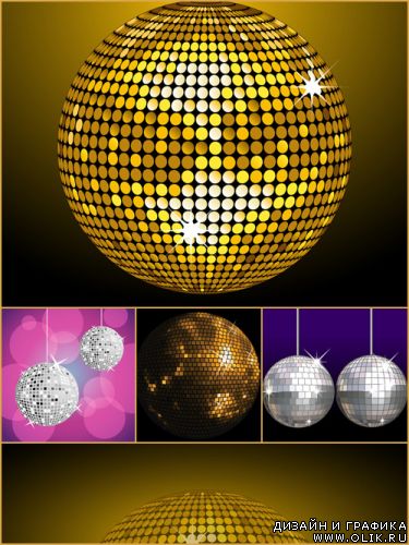 Клипарт - Glowing balls