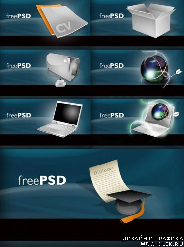 PSD icons