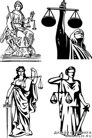 Векторный клипарт - Femida