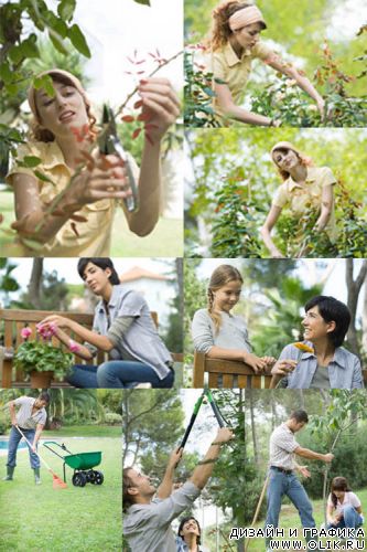 Фотоклипарт - Family Lawn And Garden