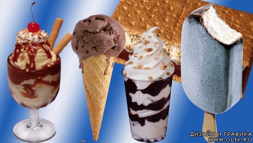 Ice Cream клипарт с мороженным