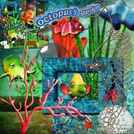 Скрап набор «Octopus’s Garden»