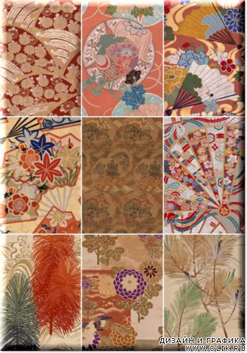 Japanese ornaments and patterns 24 Японские орнаменты и узоры 24