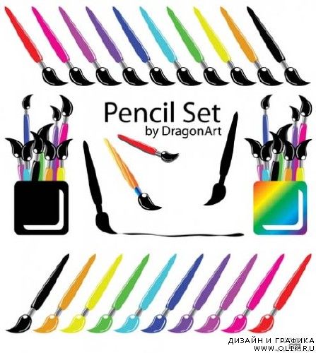 Pencils Vector