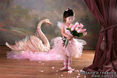 Шаблон-Маленькая балерина