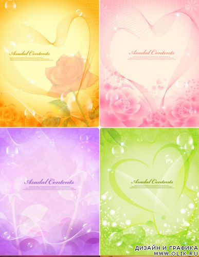 Asadal design - Романтичные фоны
