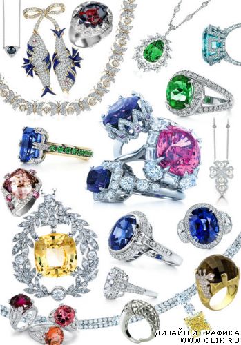 Клипарт – Ювелирные украшения 7  \  Klipart – Jewelry embellishment 7