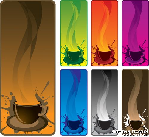 Colour banners Coffee