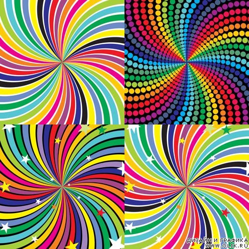 Swirl backgrounds - Спиральные фоны