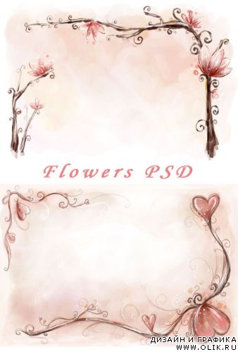 Flower PSD Template 3 