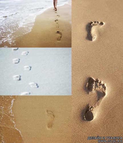 Footprint on the Sand - Следы на песке
