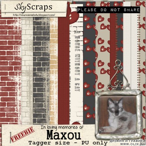 Скрап-набор In loving memories of Maxou от SkyScraps Designs