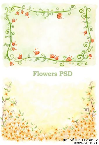 Flower PSD Template 9