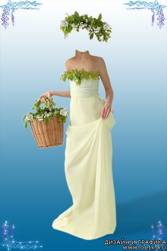 Девушка с цветами