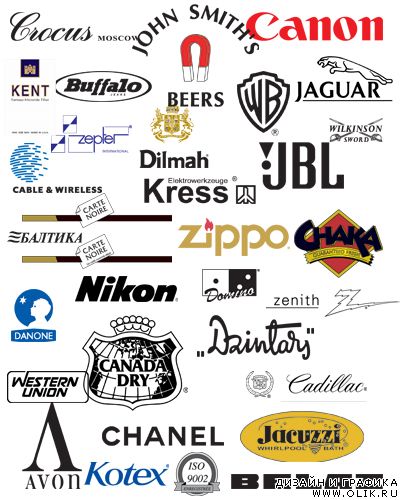 3900 Famous vector logos 