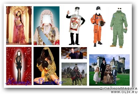 Набор шаблонов для фотошоп №7.