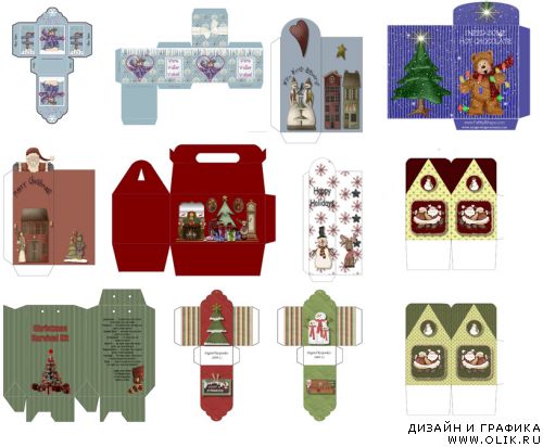 12 новогодних упаковок 12 новогодних упаковок