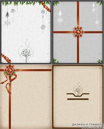 Christmas Vector Backgrounds 4