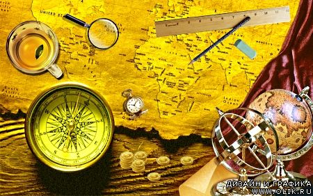 Compass World PSD Template Compass World PSD Template