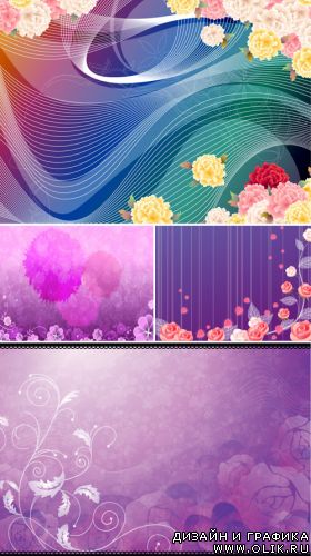 Violet vector backgrounds