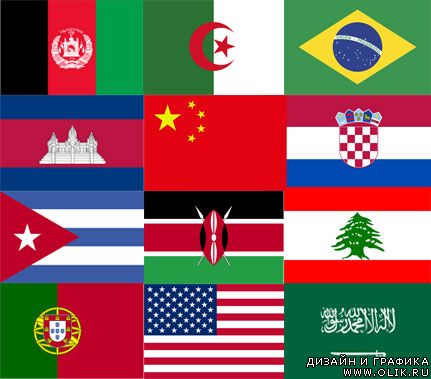 The World flags