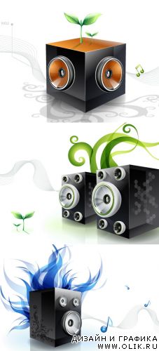 Векторный клипарт - Music Box