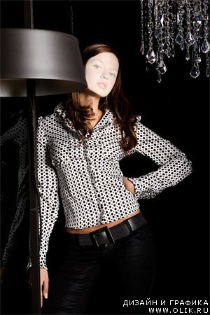 Шаблон для фотошоп – У торшера