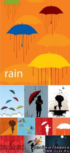 Дождь и зонты | Raining 