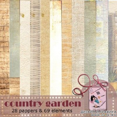 Скрап-набор Country garden