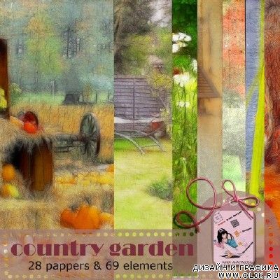 Скрап-набор Country garden